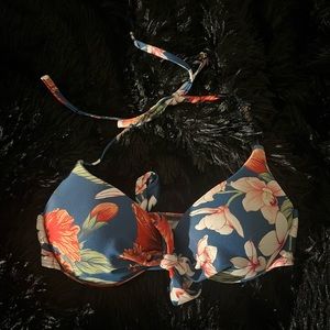 floral bikini top